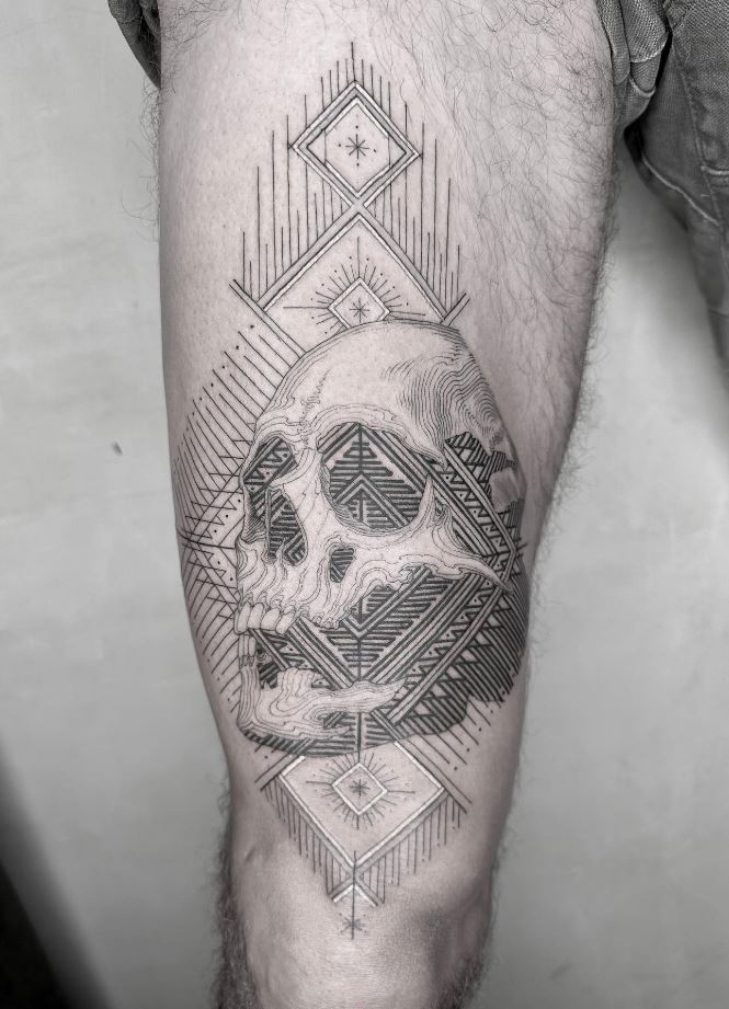 Outstanding Skull Tattoo