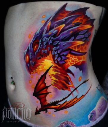 Amazing Dragon Tattoo