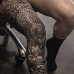 Awesome Leg Sleeve Tattoo