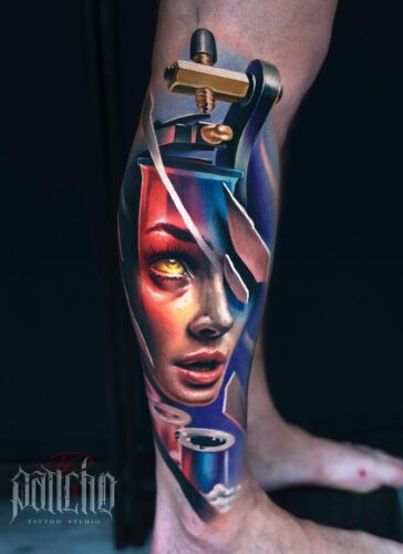 Breathtaking Leg Tattoo