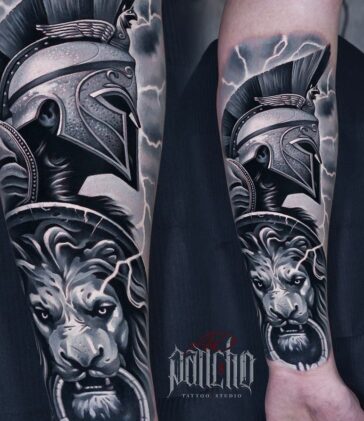 Cool Warrior Tattoo