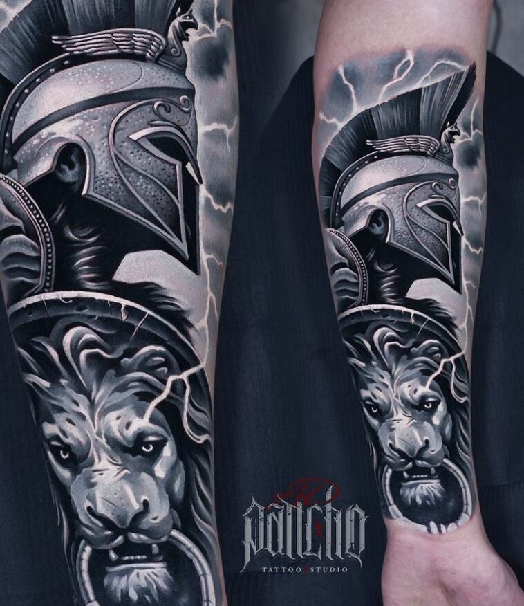 Cool Warrior Tattoo