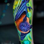 Cute Bat Tattoo