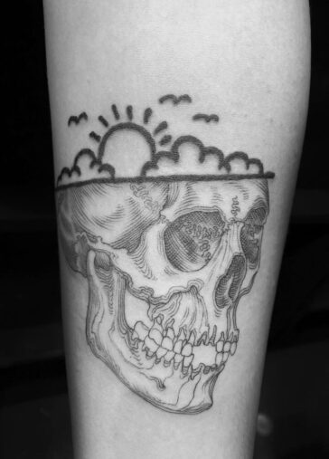 Fancy Skull Tattoo