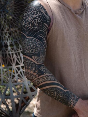 Flawless Mandala Sleeve Tattoo