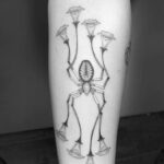 Floral Spider Tattoo