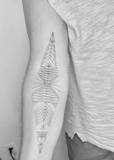 Geometric Pattern Tattoo
