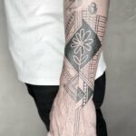 Outstanding Arm Flower Tattoo