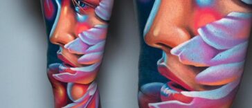 Stunning Girl Portrait Tattoo