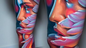 Stunning Girl Portrait Tattoo