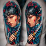 Stunning Japanese Girl Tattoo