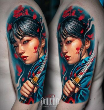 Stunning Japanese Girl Tattoo