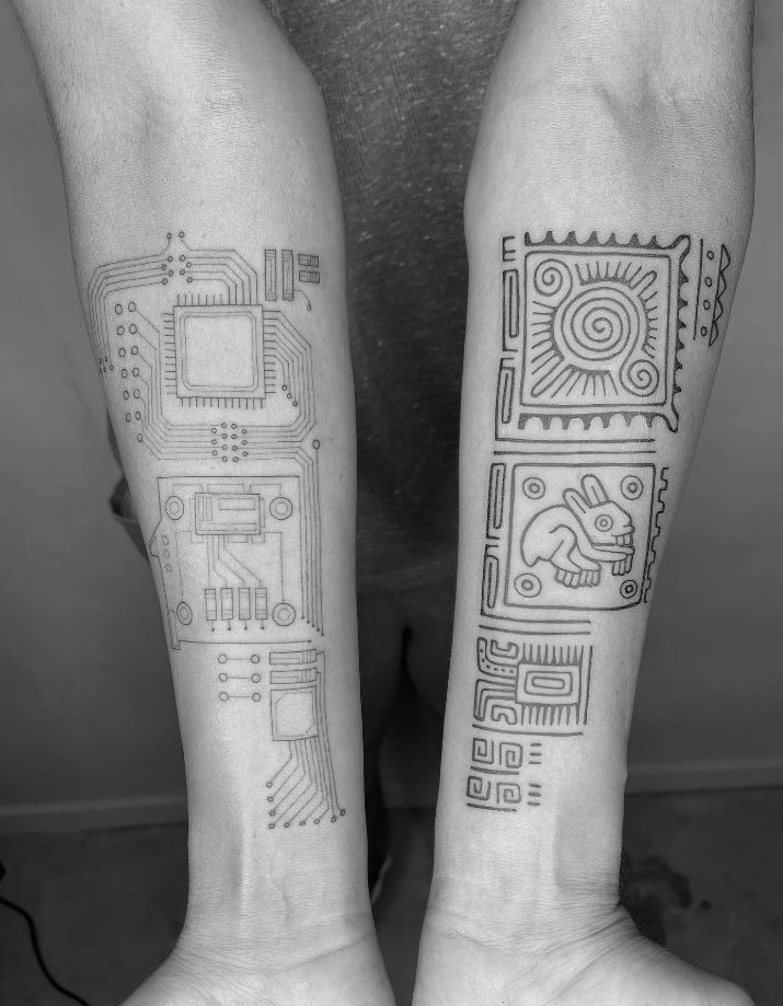 Superb Mayan Tattoo