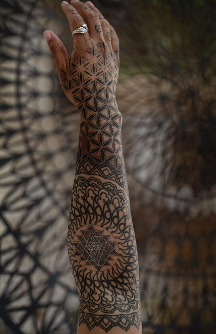Virtuosic Yantra Tattoo
