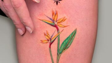 Awesome Flower Tattoo