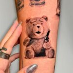 Awesome Ted The Bear Tattoo