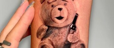 Awesome Ted The Bear Tattoo