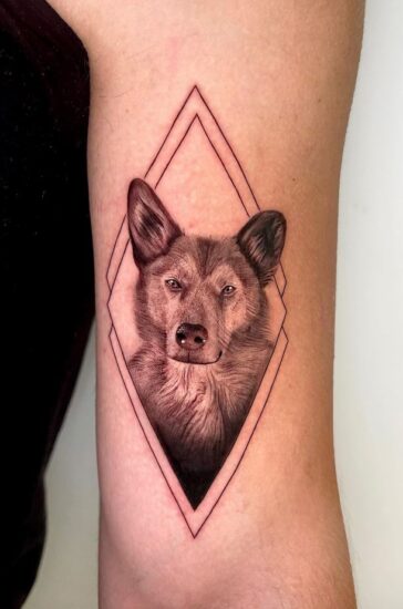 Breathtaking Dog Tattoo