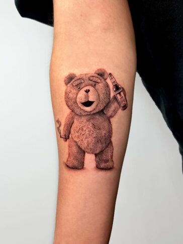 Ted The Bear Tattoo
