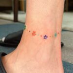 Small Flower Band Tattoo