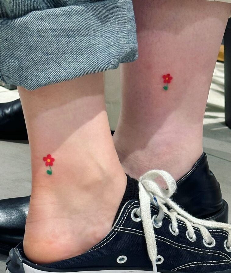 Small Flowers Tattoo