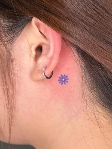 Tiny Flower Tattoo
