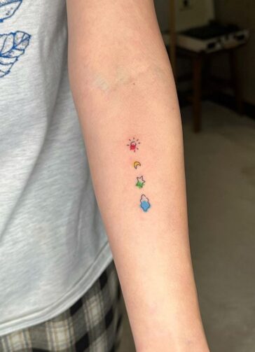 Tiny Symbols Tattoo