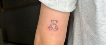 Tiny Teddy Bear Tattoo