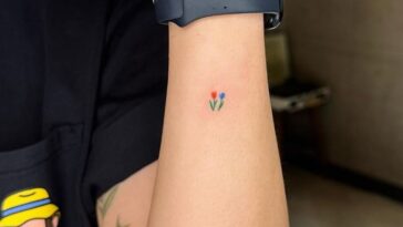 Tiny Tulips Tattoo
