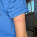 Tiny Wave Tattoo